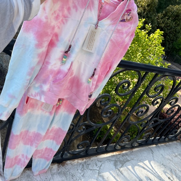 Loveshackfancy set small pink hoodie joggers nwt - Picture 9 of 13